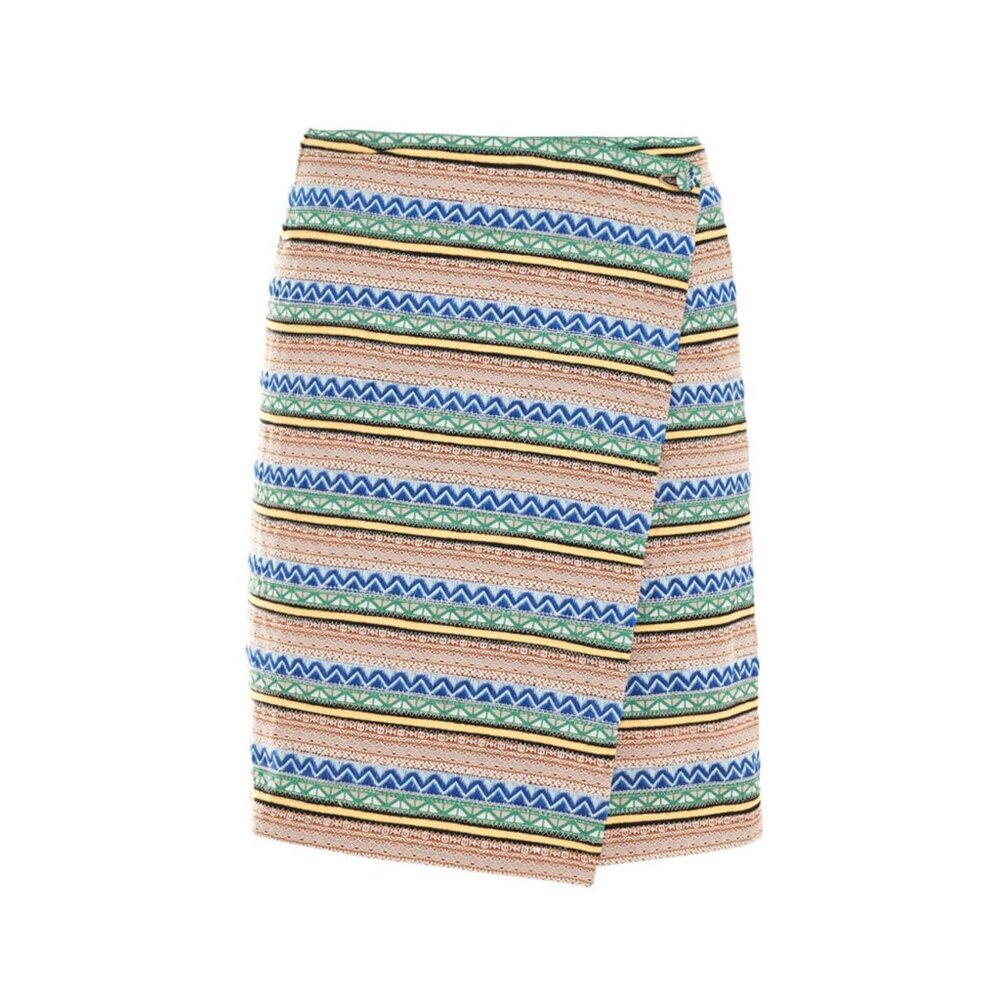 Band of Outsiders Jacquard Wrap Skirt, size "3" (fits US size 4/6